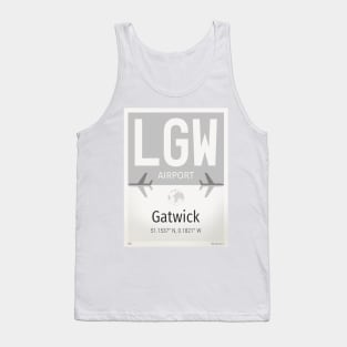 LGW Gatwick airport Tank Top